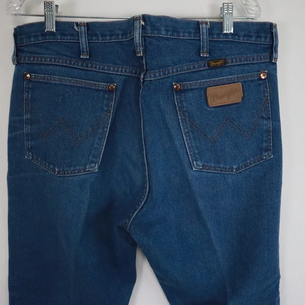 Vtg Wrangler Jeans Mens 38x30‎ 13MWZ Cowboy Cut Original Fit Western Denim USA